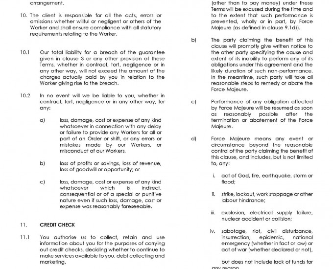 The Recruitment Network Terms of Business Temporary July 22 Page 4